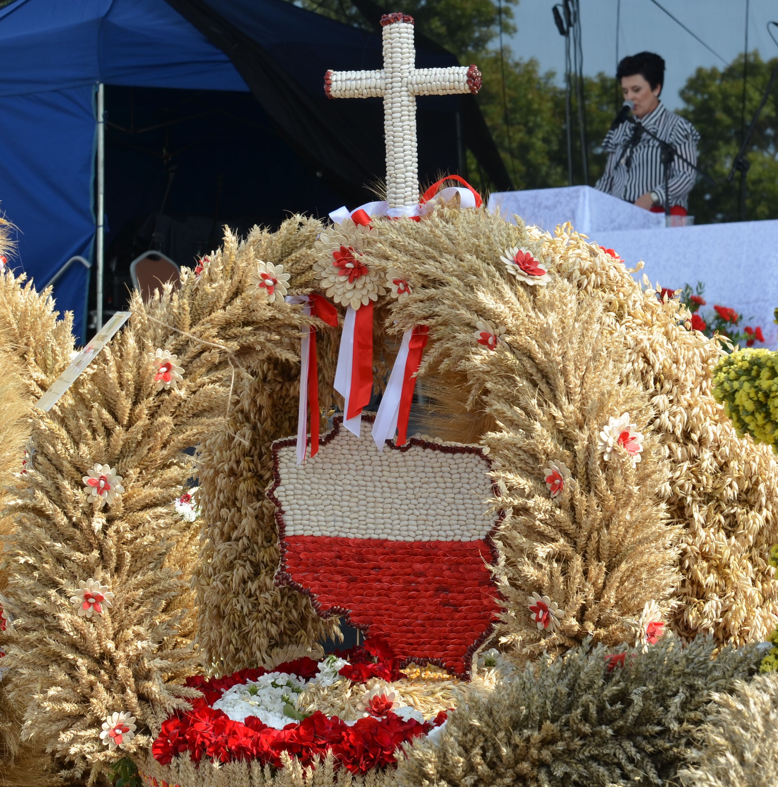 Der koronare Wettbewerb ist ein untrennbarer Bestandteil jedes Erntedankfestes in der Gemeinde Chełmża